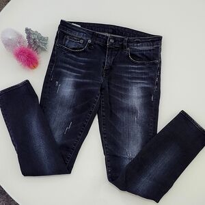 R13 black Kate skinny jeans